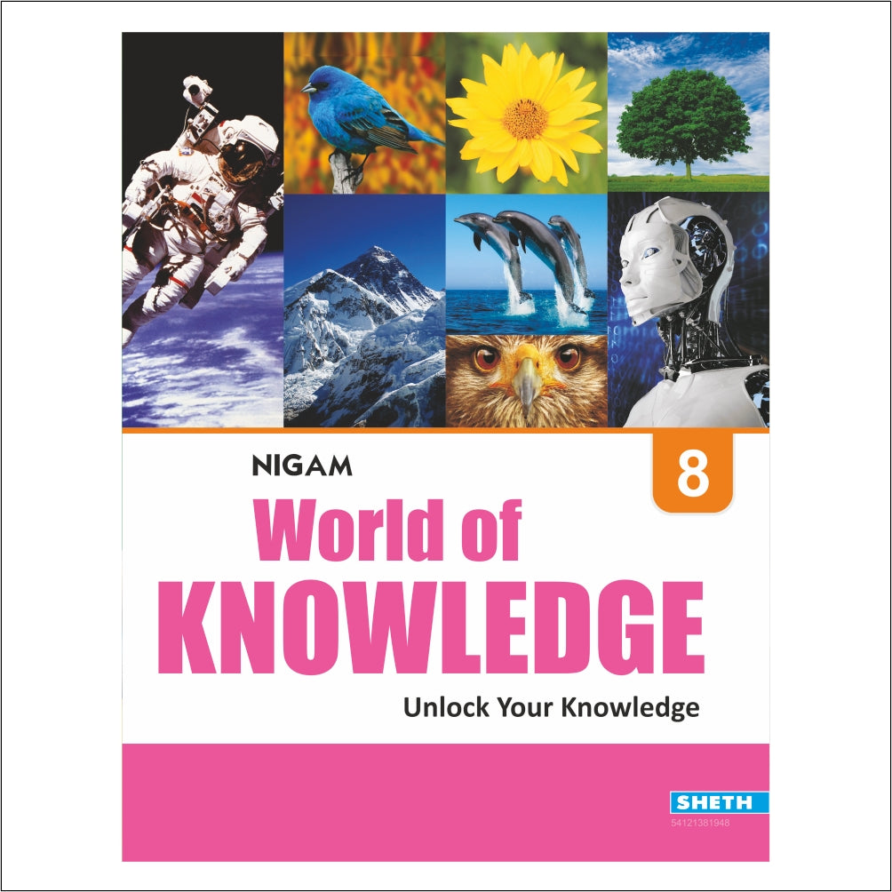 Self Enhancement Student Workbooks Grade 8| Set of 4|Computer-Grammar-World of Knowledge-Value Education|Ages 13-14 Year | Grocsy