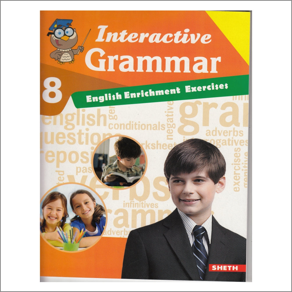 Self Enhancement Student Workbooks Grade 8| Set of 4|Computer-Grammar-World of Knowledge-Value Education|Ages 13-14 Year | Grocsy