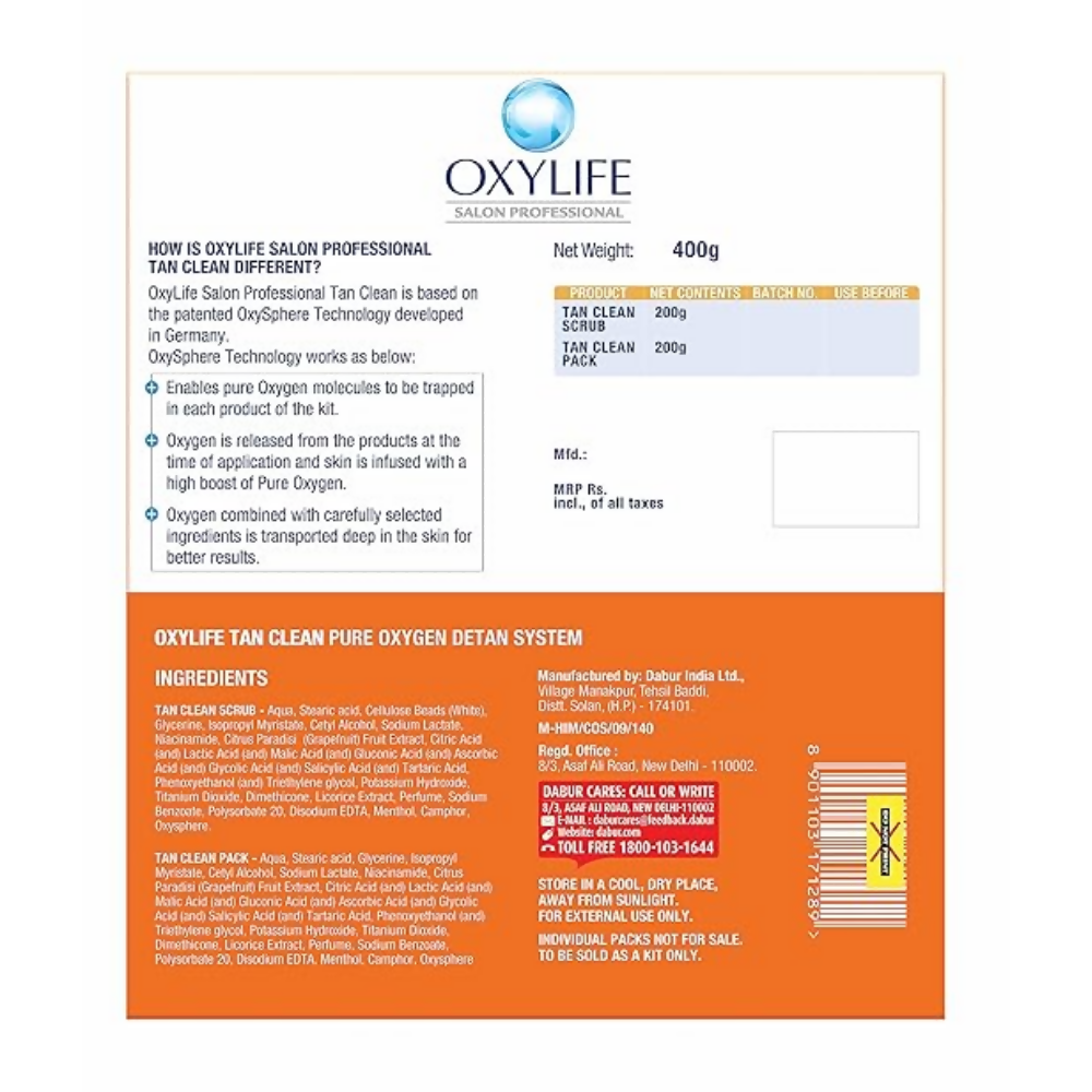 Oxylife Tan Clear Kit | Grocsy