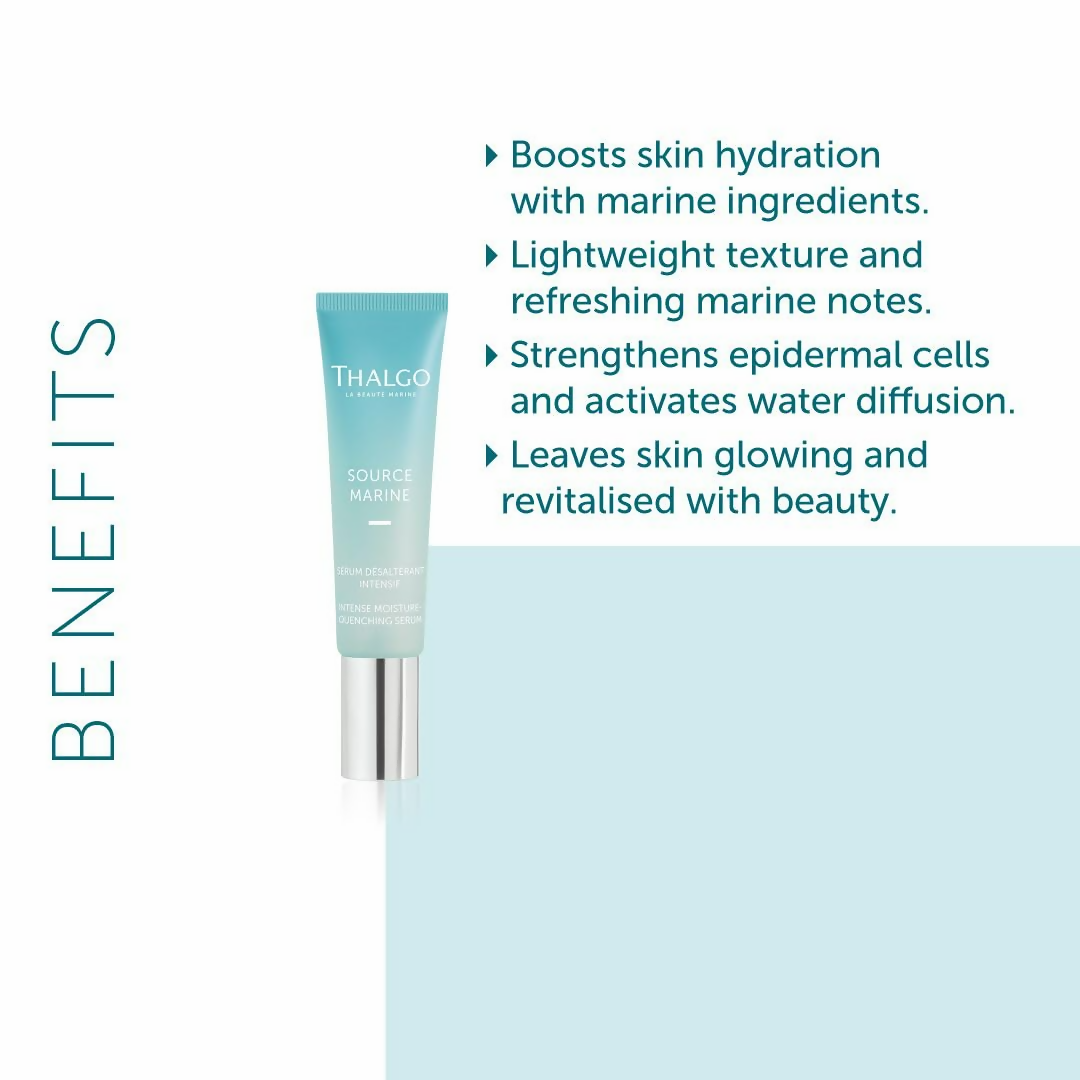 Thalgo Intense Moisture Quenching Serum - Deeply Hydrating Gel Serum | Grocsy