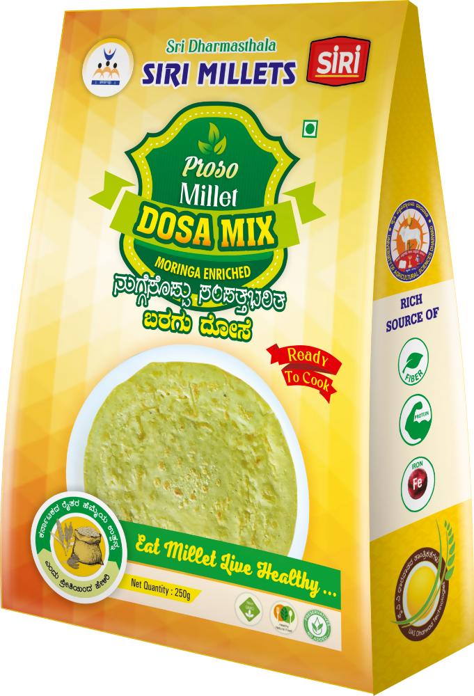 Siri Millets Proso Millet Dosa Mix with Moringa | Grocsy