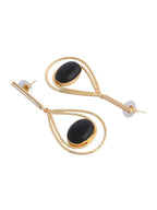 VOJ Women Gold Color stainless steel Earrings