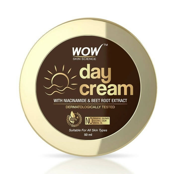 Wow Skin Science Day Cream With Niacinamide & Beetroot Extract | Grocsy