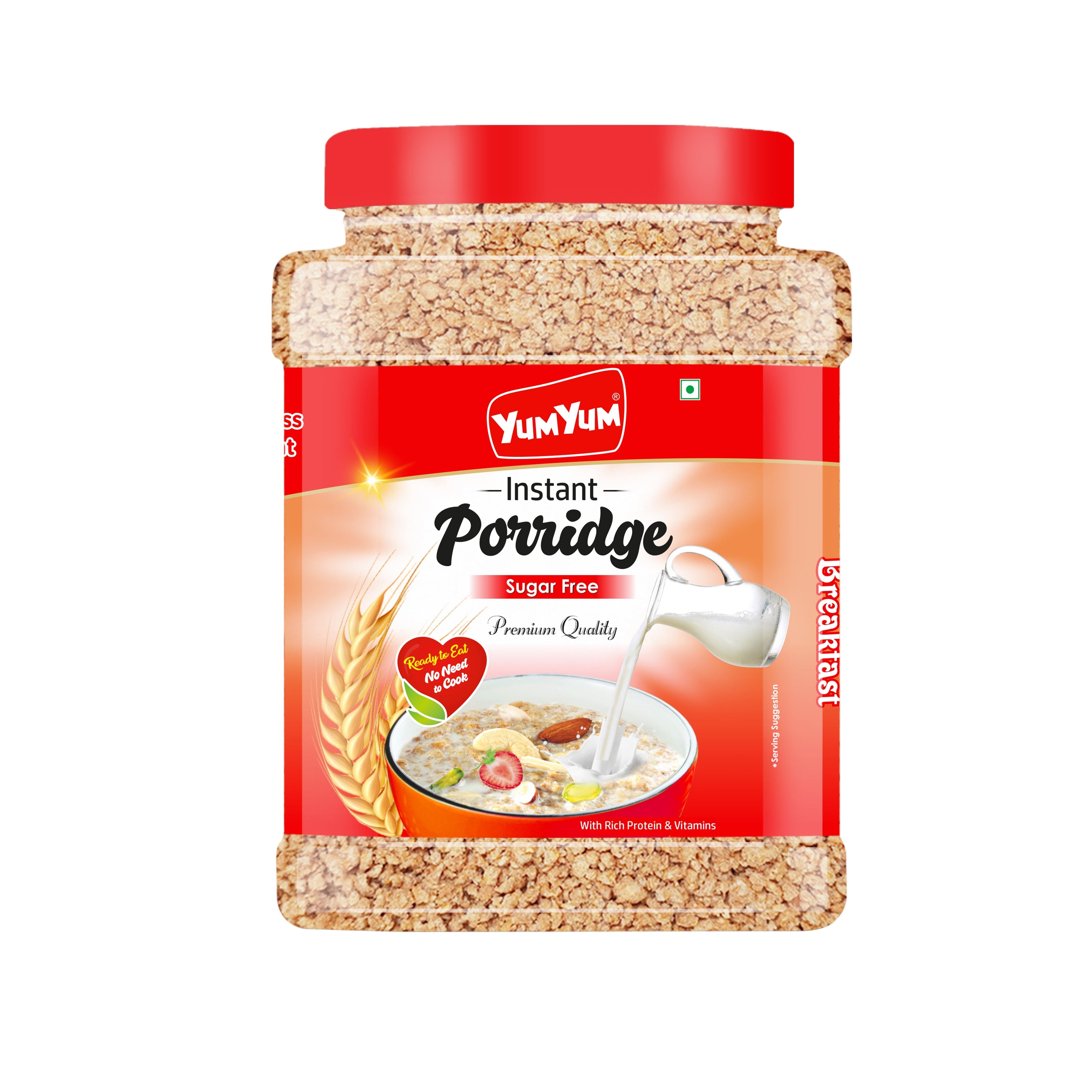 Yum Yum Instant Zero Added Sugar Porridge Jar | Grocsy