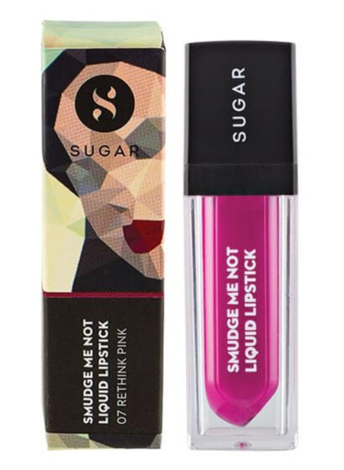 Sugar Smudge Me Not Liquid Lipstick - Rethink Pink (Fuchsia) | Grocsy