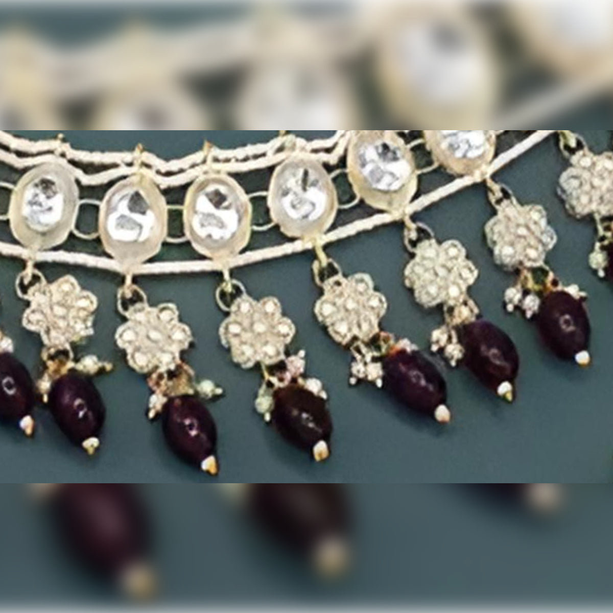Jewel City Regal Diamond and Emerald Necklace Set - Exquisite Bridal and Formal Jewelry | Grocsy