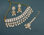 Jewel City Regal Diamond and Emerald Necklace Set - Exquisite Bridal and Formal Jewelry | Grocsy