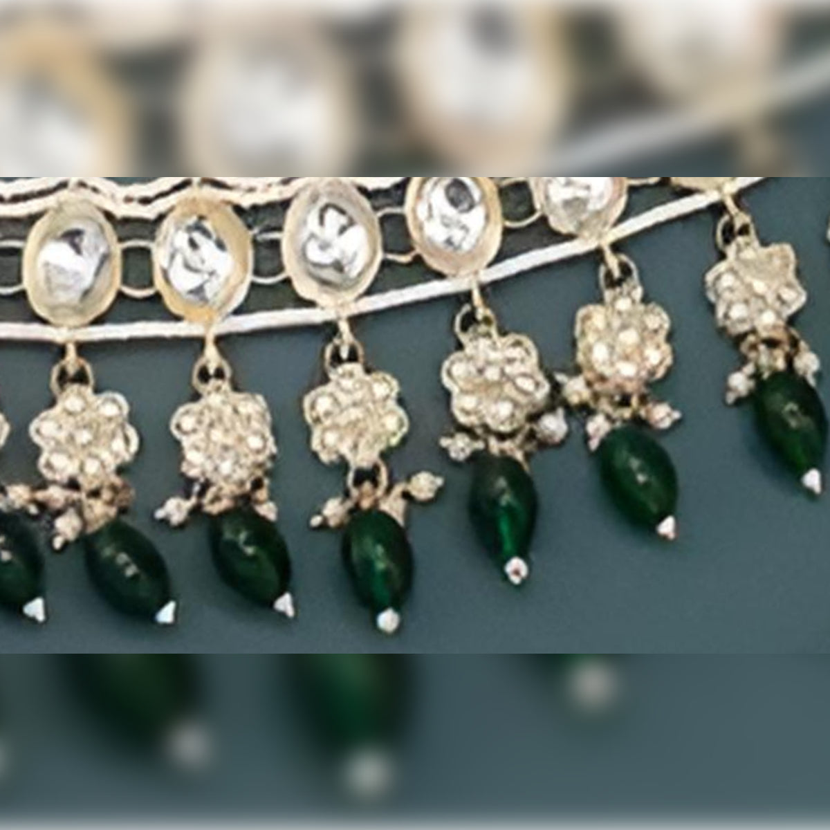 Jewel City Regal Diamond and Emerald Necklace Set - Exquisite Bridal and Formal Jewelry | Grocsy