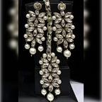 Jewel City Regal Pearl Necklace and Earring Set - Elegant Bridal Jewelry | Grocsy