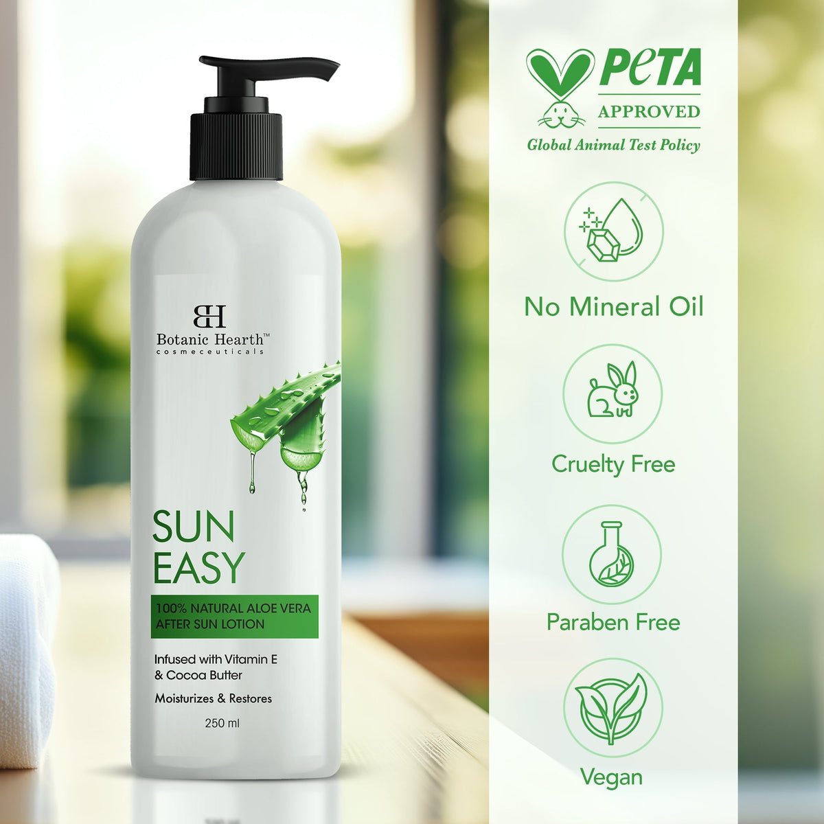 Botanic Hearth Aloe Vera After Sun Lotion | Grocsy