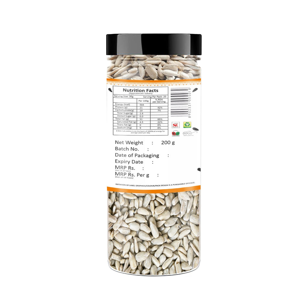 Yum Yum Roasted & Salted Sunflower Seeds Jar | Grocsy