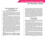Prof. Bannerji's Sure Success Excellent Essays & Letters for Secondary School | Age 12+ years | Grocsy