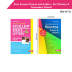 Sure Success Primary & Secondary School Essays and Letters Books Set of 2| Formal & Informal Letters, Descriptive Essays | Grocsy