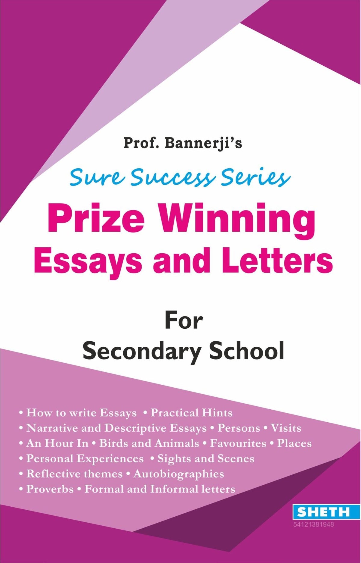 Sure Success Prize Winning Essays & Letters for Secondary School| English Essays| Ages 10-16 Years | Grocsy