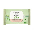 Lakme 9to5 Natural Aloe Cleansing Wipes | Grocsy