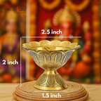 CraftVatika Brass Traditional Devdas Puja Lamp For Decor | Grocsy