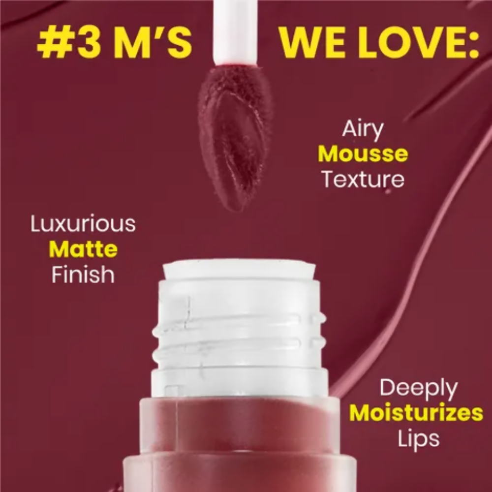 NY Bae Velvet Mousse Liquid Lipstick - Sexy Sangria 04 | Grocsy