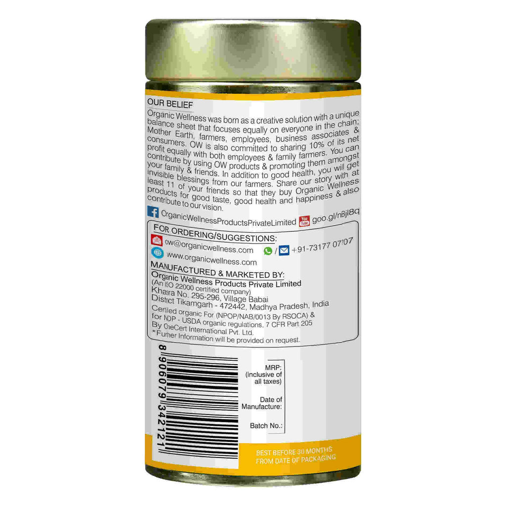 Organic Wellness Blossom Chamomile Tin Pack | Grocsy