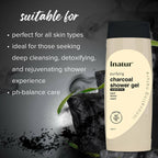 Inatur Charcoal Shower Gel | Grocsy