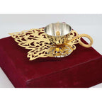 Chahat Premium Living Brass Saw Leaf Deep | Grocsy