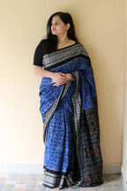 Earthyweaves Krishnakriti Sambalpuri Saree | Grocsy