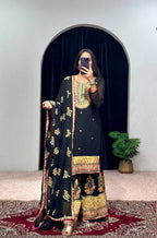 Lehenga Mart Designer Embroidered and Mirror Work Suit | Grocsy