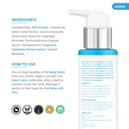 The Eco Mama Moisturizing Baby Body Lotion with Colloidal Oats, Milk Protein & Chamomile Oil | Grocsy