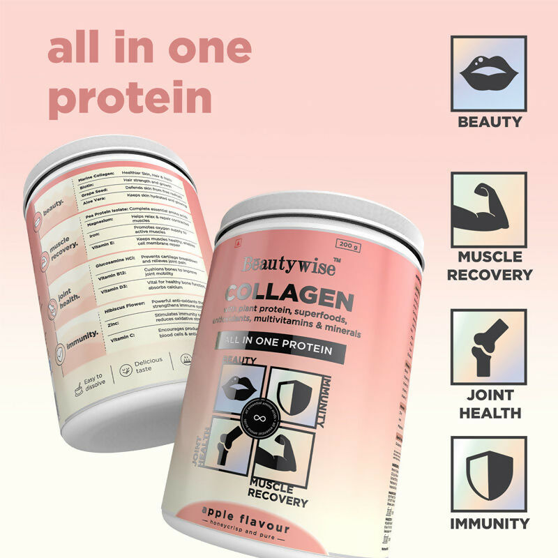 Beautywise All In One Collagen Proteins - Apple | Grocsy