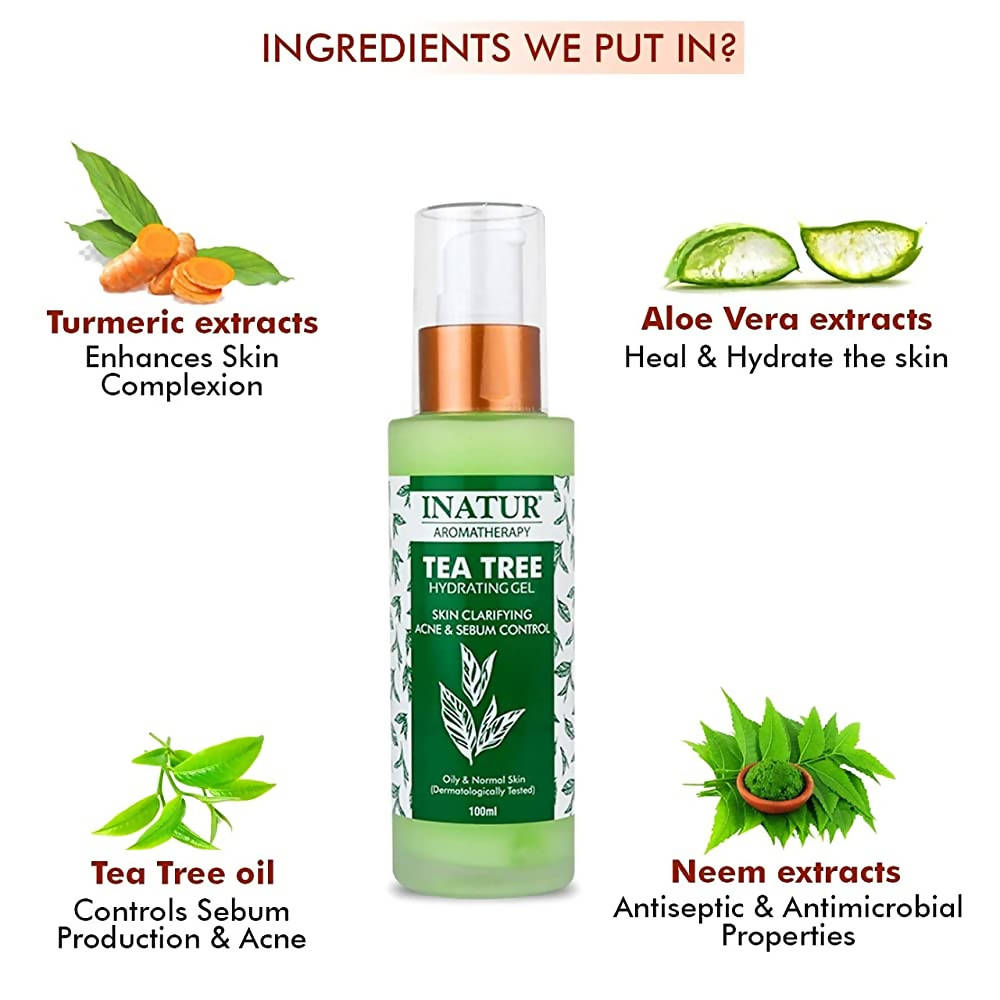 Inatur Tea Tree Hydrating Gel | Grocsy