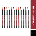 Swiss Beauty Bold Matt Lip Liner Set | Grocsy