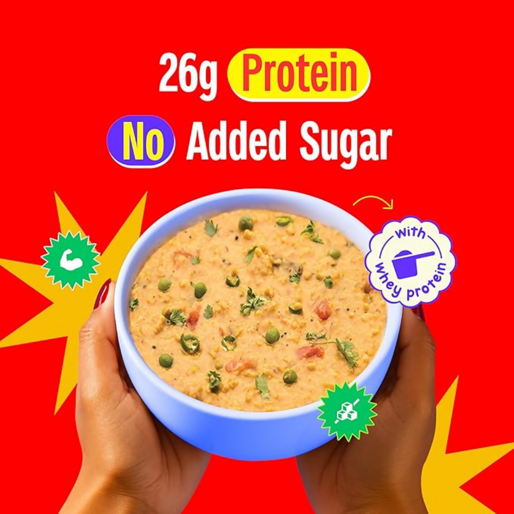 Yoga Bar High Protein Oats - Combo Flavors: Korean Fire, Mum's Masala, Dark Chocolate, Fruit Nuts Seeds, Kesar Pista Kulfi, Banana Creme, Filter Kappi | Grocsy