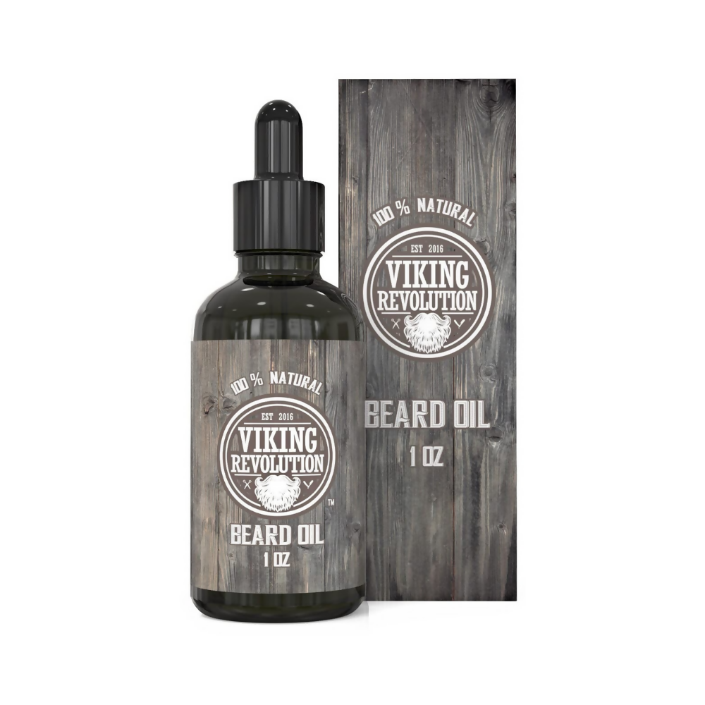 Viking Revolution Beard Oil Conditioner - All Natural Unscented | Grocsy