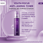 AHC Youth Focus Anti-Ageing Hydrating Face Toner With Pro Retinal 11X - Korean skincare | Grocsy