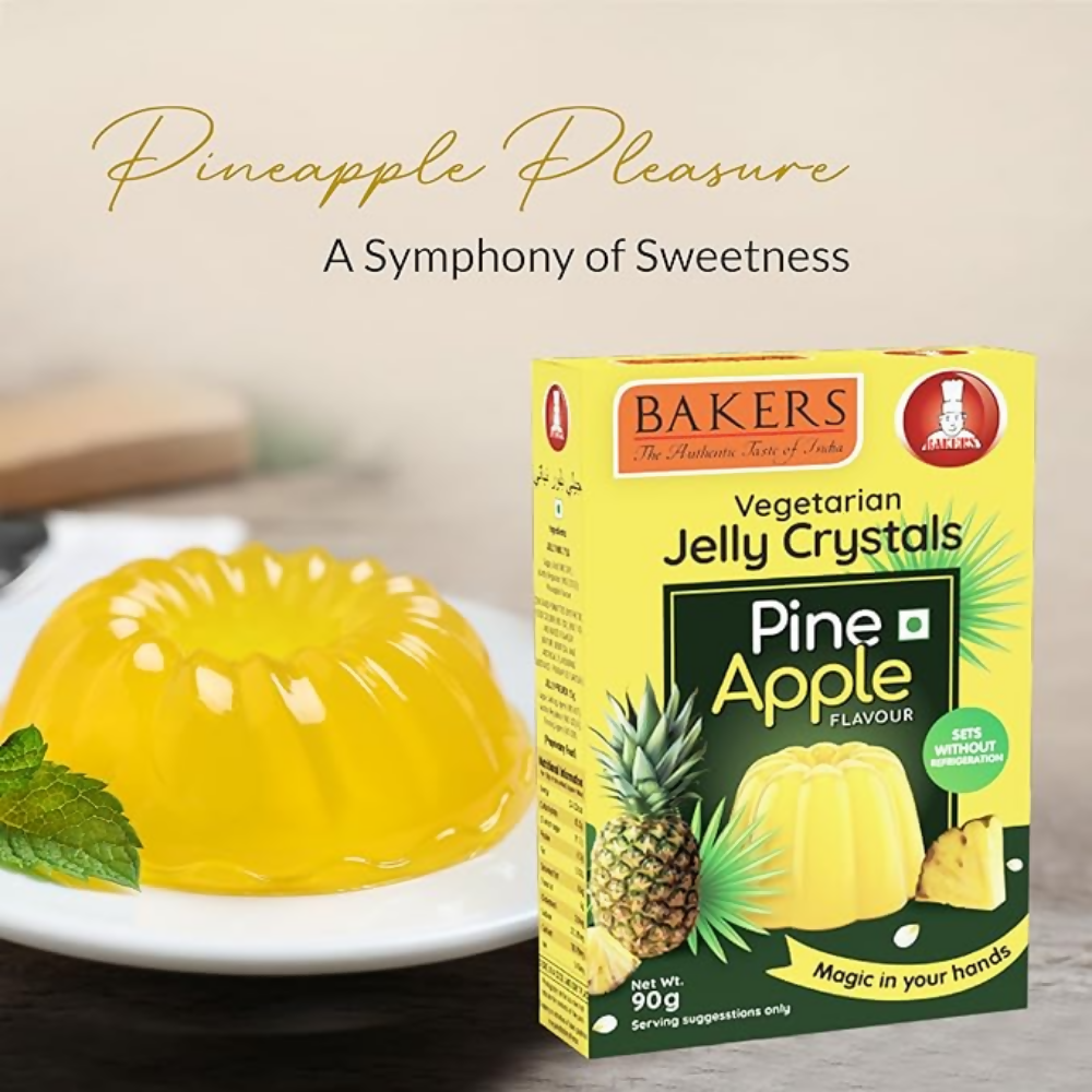 BAKERS Jelly Crystals - Pineapple | Grocsy
