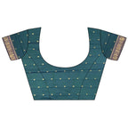 Joban Fashion Parrot Green Banarasi Soft Silk Woven Butti Saree | Grocsy