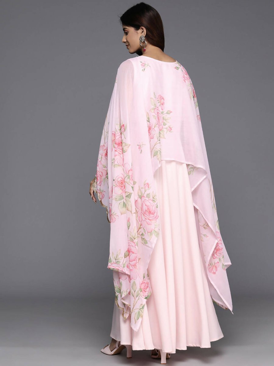 Ahalyaa Women's Traditional wear Dress - Pink | Grocsy