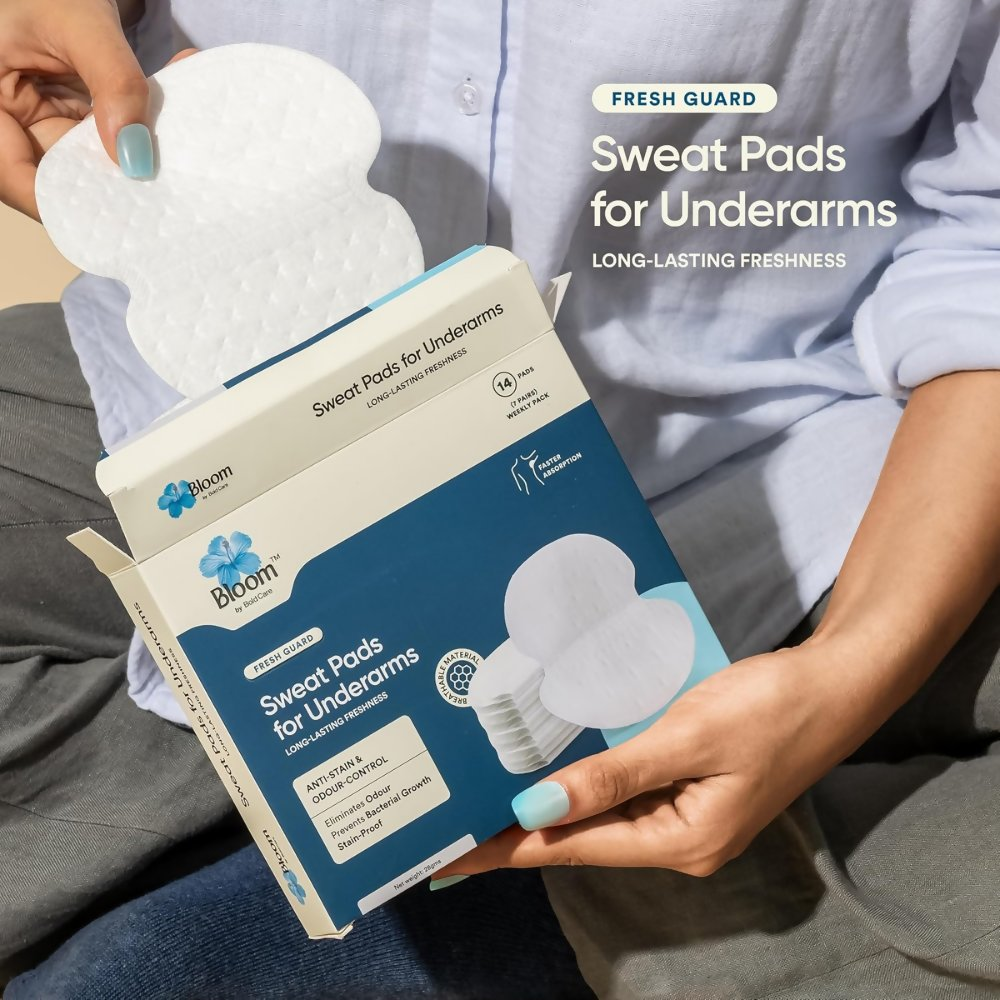 Bloom by Bold Care Sweat Pads for Underarms | Grocsy