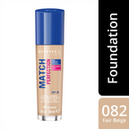 Rimmel London Match Perfection Foundation SPF 20 Fair Beige | Grocsy