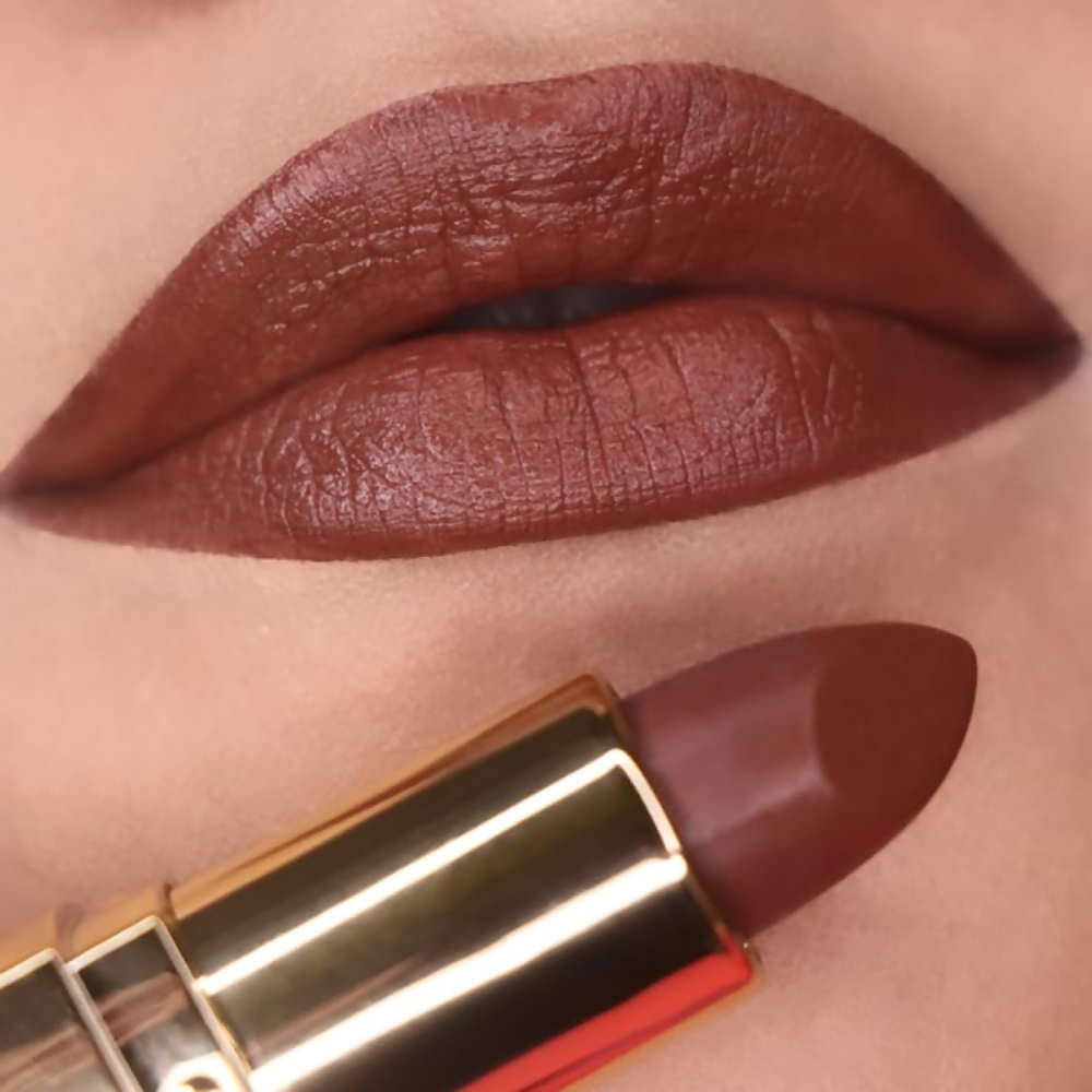 Iba Long Stay Matte Lipstick - M03 Toffee Brown | Grocsy