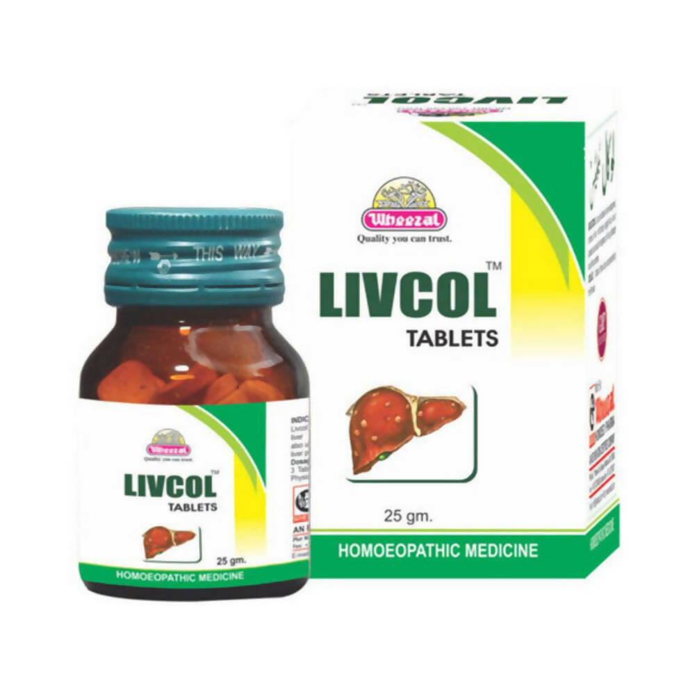 Wheezal Homeopathy Livcol Tablets | Grocsy