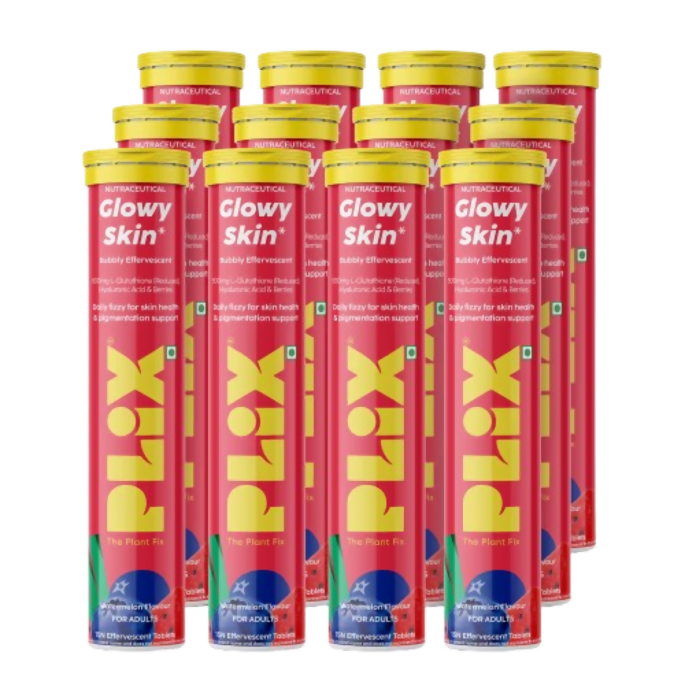 PLIX The Plant Fix Glutathione Skin Tablets With L-Glutathione & Vitamin C - Watermelon | Grocsy