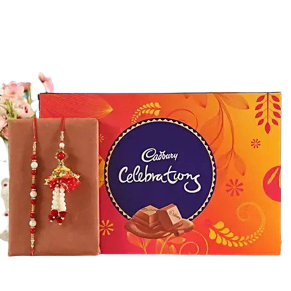 Pearl & Lumba Rakhi With Celebrations | Grocsy