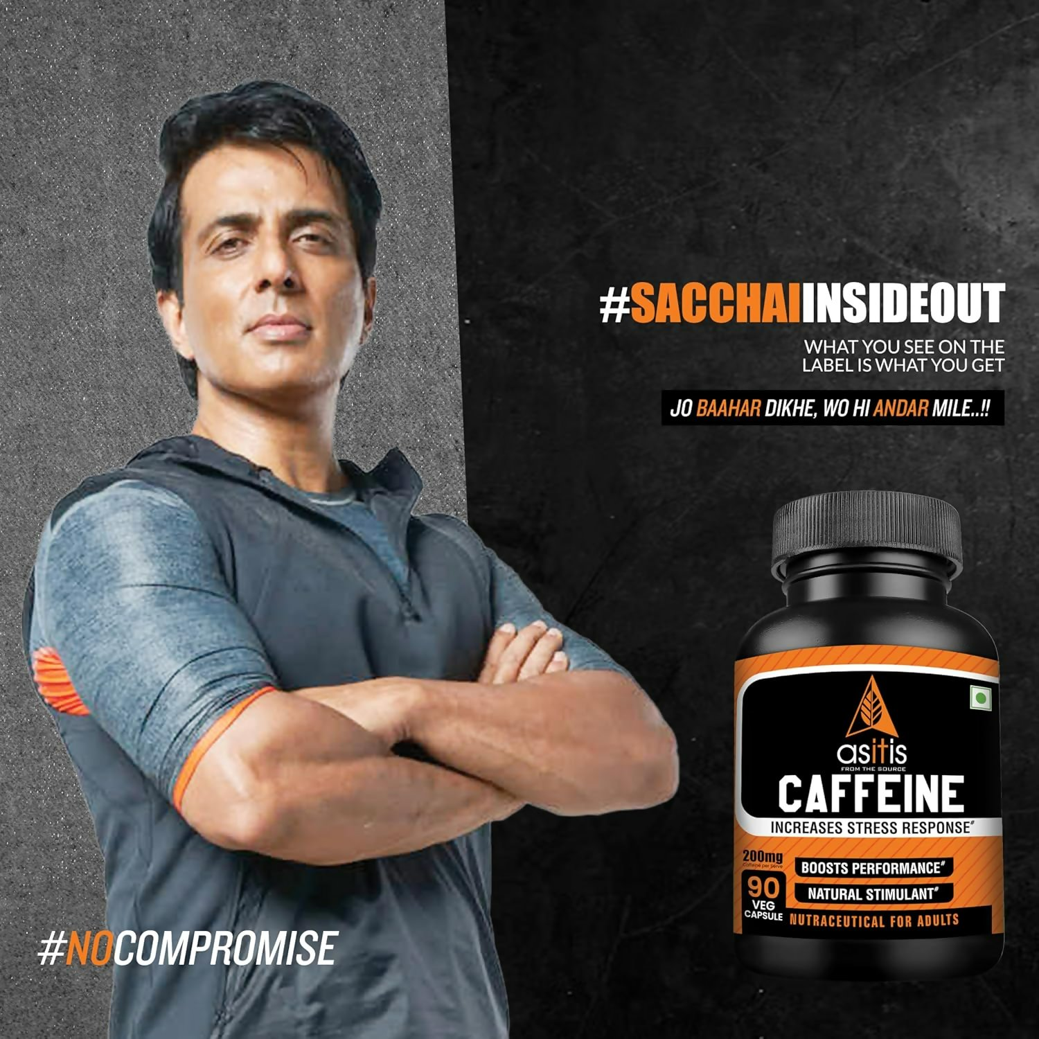 As-It-Is Nutrition Caffeine Per Serving Capsules | Grocsy