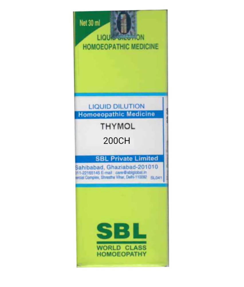 SBL Homeopathy Thymol Dilution | Grocsy