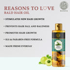 Buddha Natural Anti Bald Hair Oil | Grocsy