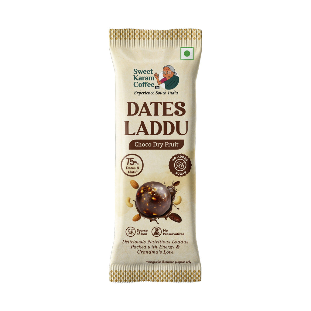 Sweet Karam Coffee Dates Laddu Pouch | Grocsy