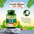 Himalayan Organics Plant Based CLA 1000 Healthy Weight Management Vegetarian Capsules | Grocsy