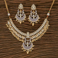 Joban Fashion Women Golden White Grey Necklace Set | Grocsy