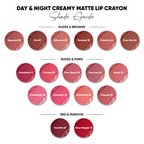 Parul Garg Beauty Day & Night Creamy Matte Lip Crayon - Queen 79 | Grocsy