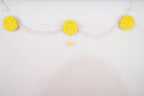 Kundan HandiKrafts Yellow Rose Bunch Thoranna | Grocsy
